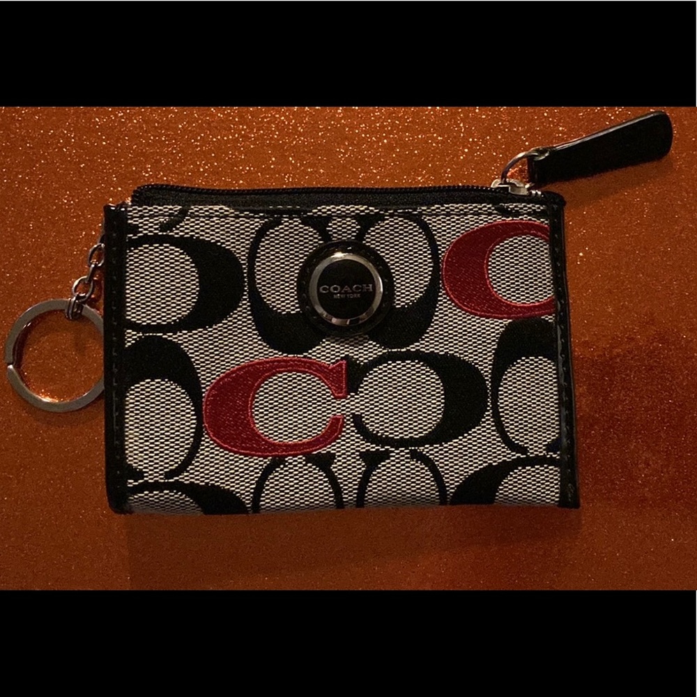 Coach keychain wallet